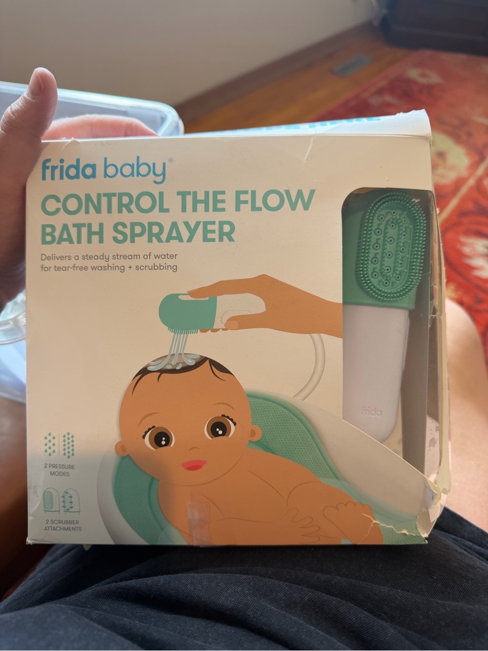 frida baby Control The Flow Bath Sprayer - Mint